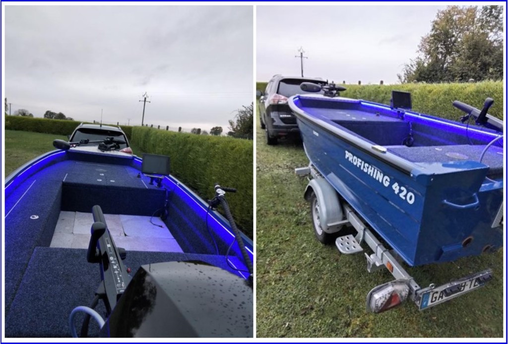 Bassboat PF420 Bleu de Laurent